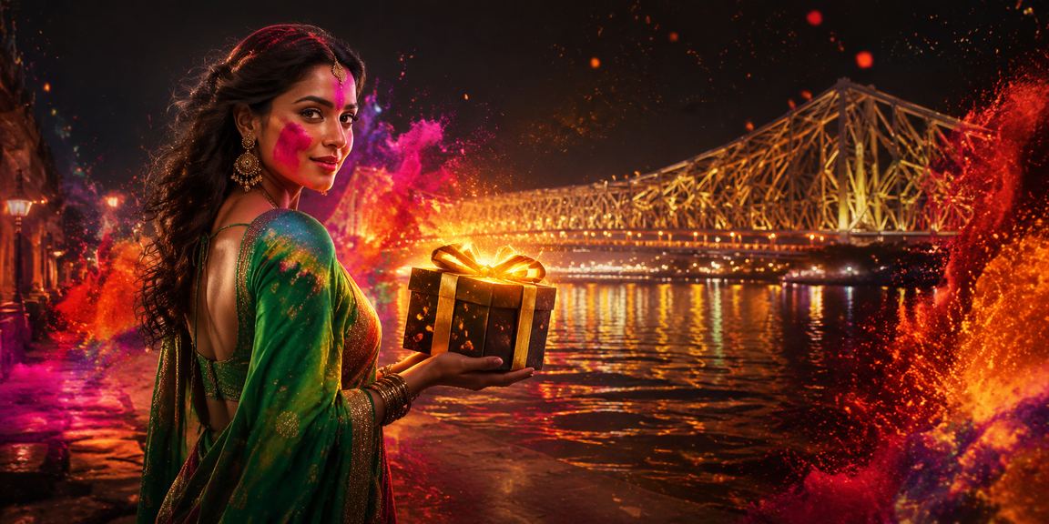 Mobile lottery player enjoying entertainment in Kolkata